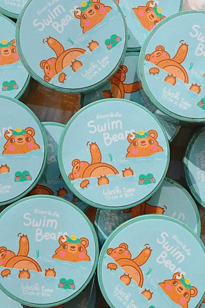 Swim Bears Washi Tape