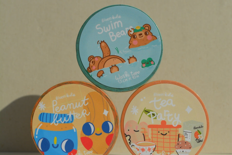 Swim Bears Washi Tape