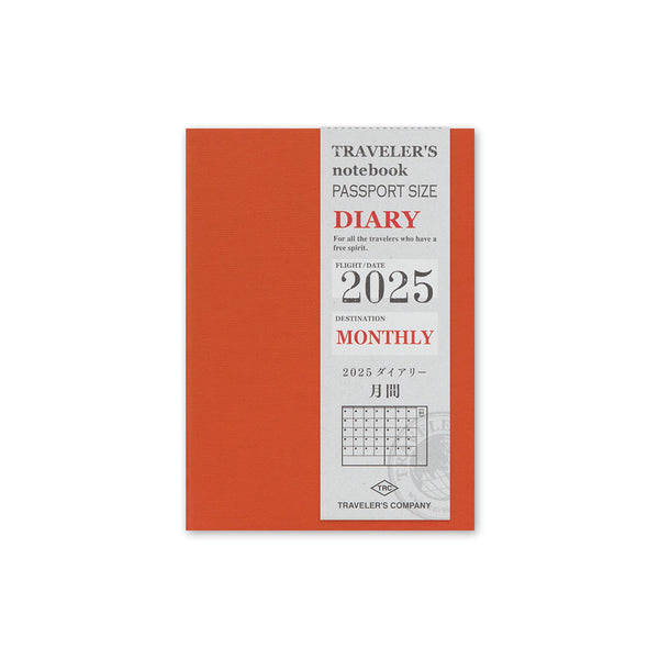 TRAVELER'S notebook 2025 Monthly (Passport Size)