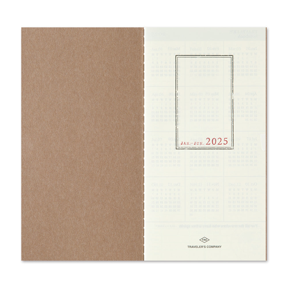 Cuaderno TRAVELER'S 2025 Semanal Vertical (Tamaño Regular)