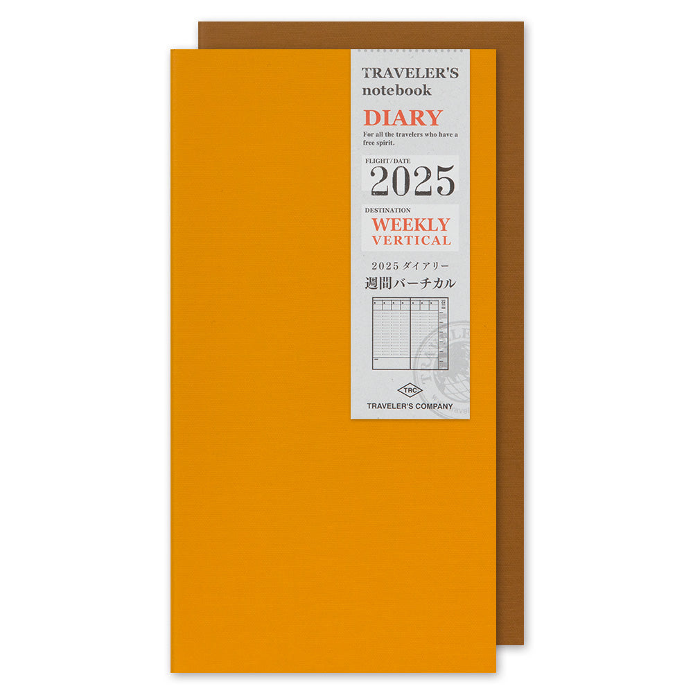 Cuaderno TRAVELER'S 2025 Semanal Vertical (Tamaño Regular)