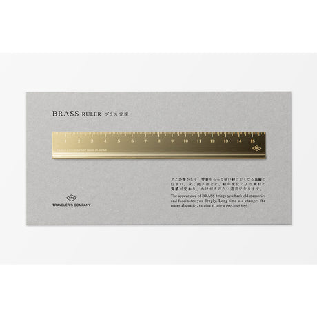 TRAVELER'S COMPANY Brass Ruler