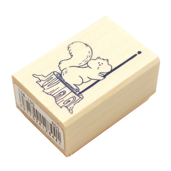 squirrel rubber stamps