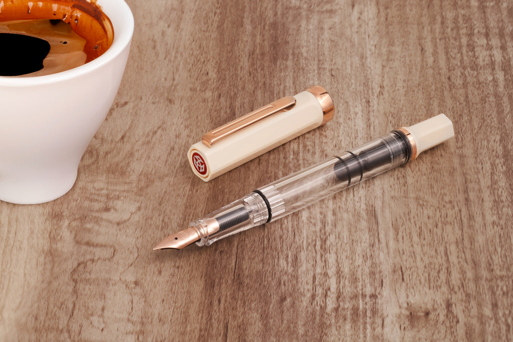 TWSBI ECO Creme RoseGold Fountain Pen