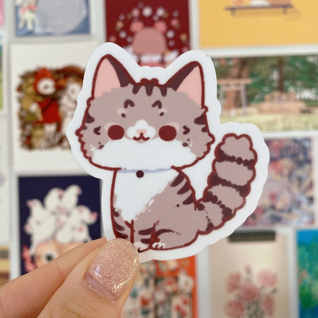 Tabby Cat Sticker