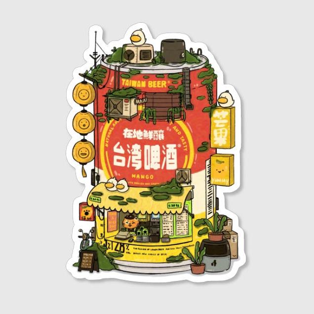 Taiwan Beer Store Sticker