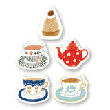 Tea Time Flake Sticker