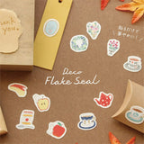 Tea Time Flake Sticker