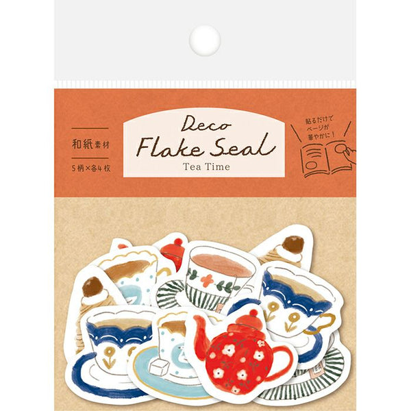 Tea Time Flake Sticker