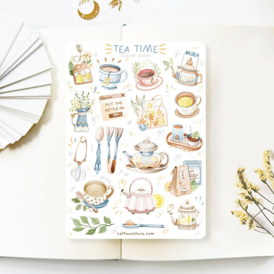 Tea Time Sticker Sheet