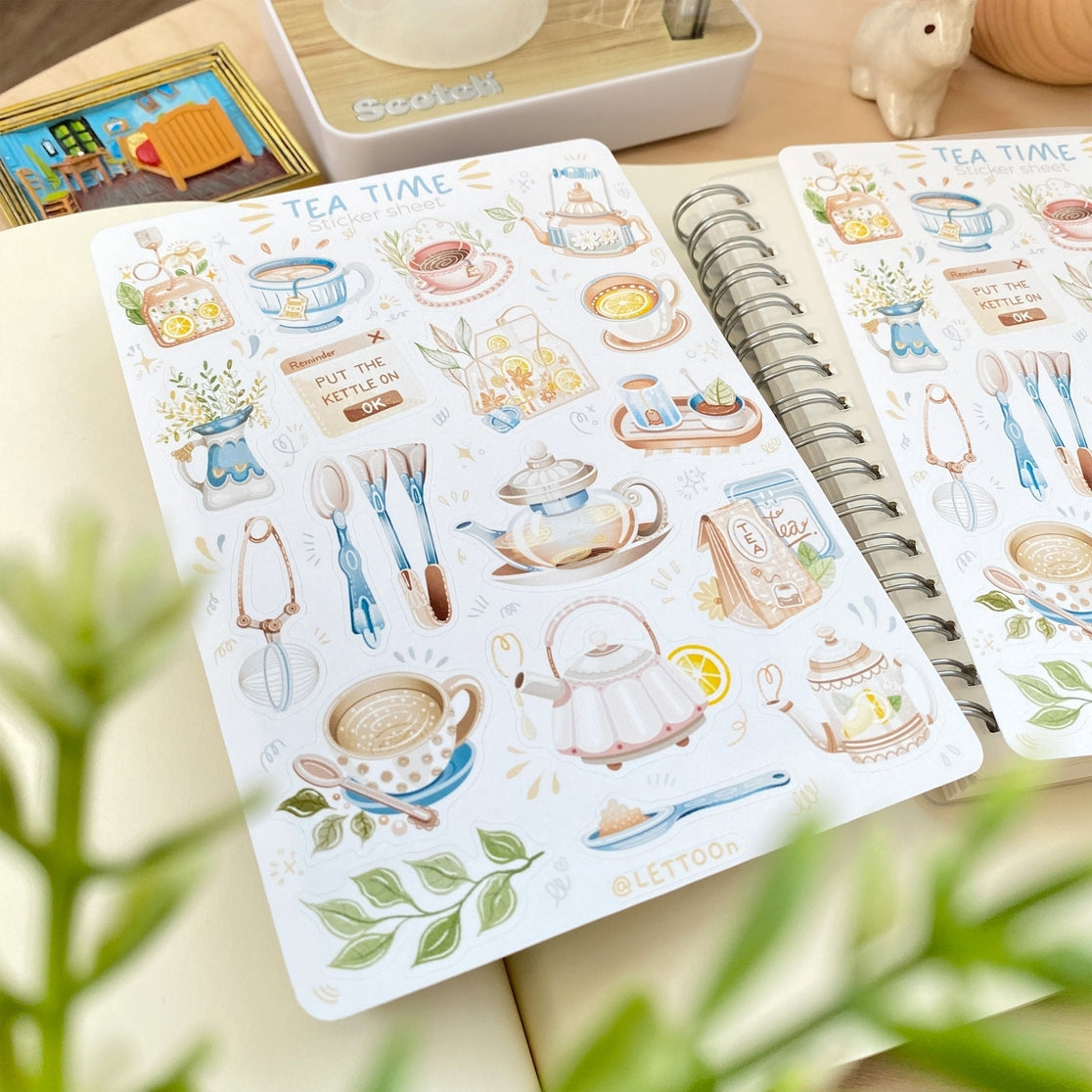 Tea Time Sticker Sheet