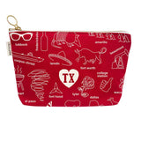 Texas Zipped Pouch