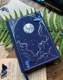 The Astronomer Blank Notebook Silver Foil