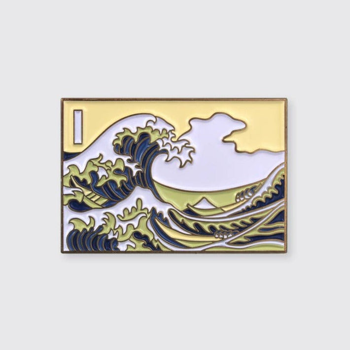 The Great Wave Off Kanagawa Enamel Pin