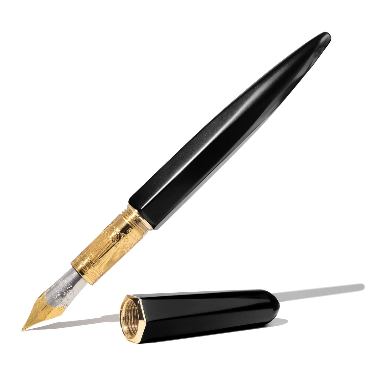 The Marquise Fountain Pen - Nevermore Noir