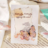 The Museum Butterfly Love Flake Sticker