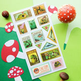 The Pond Life Stamps Sticker Sheet