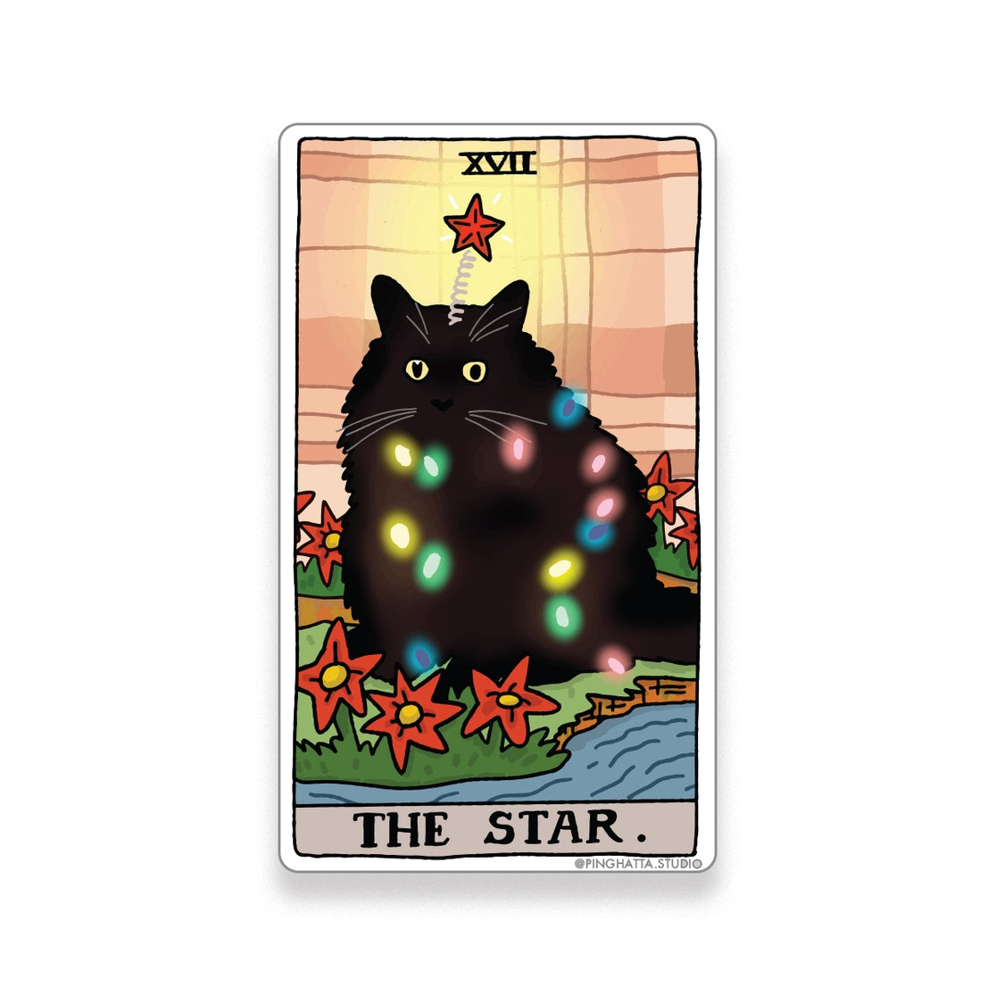 The Star Tarot Cat Meme Stickers (Major Arcana)