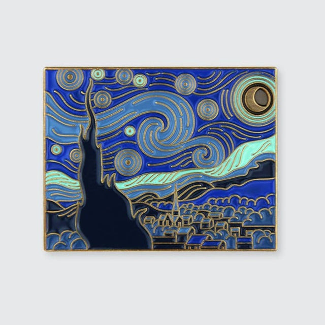 The Starry Night Enamel Pin