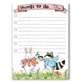 Things To Do After Coffee Forest Friends List Notepad