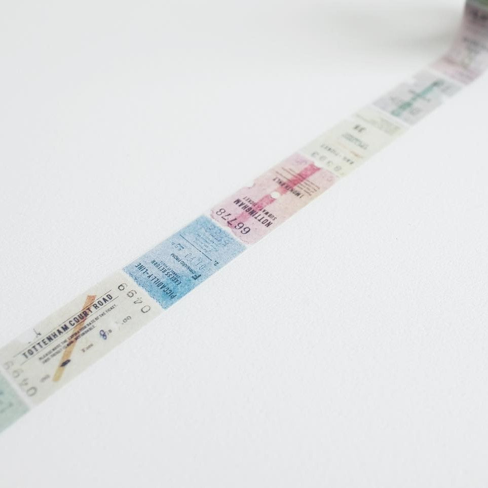 Ticket Washi Tape