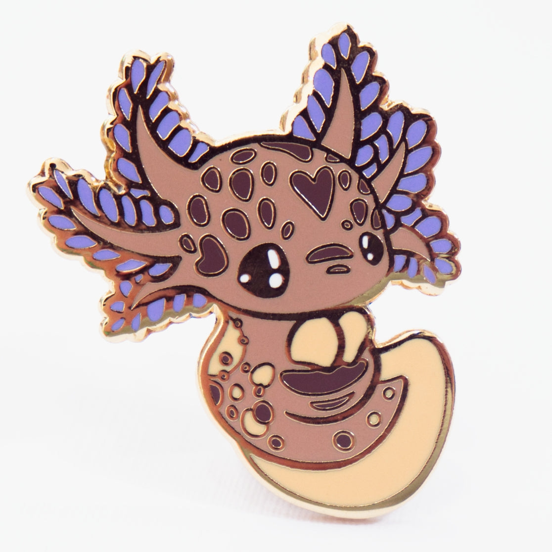 Evy Benita Tiger Plateau Salamander Enamel Pin