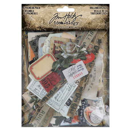 Tim Holtz Idea-ology - Paquete de efímeras Halloween 2024