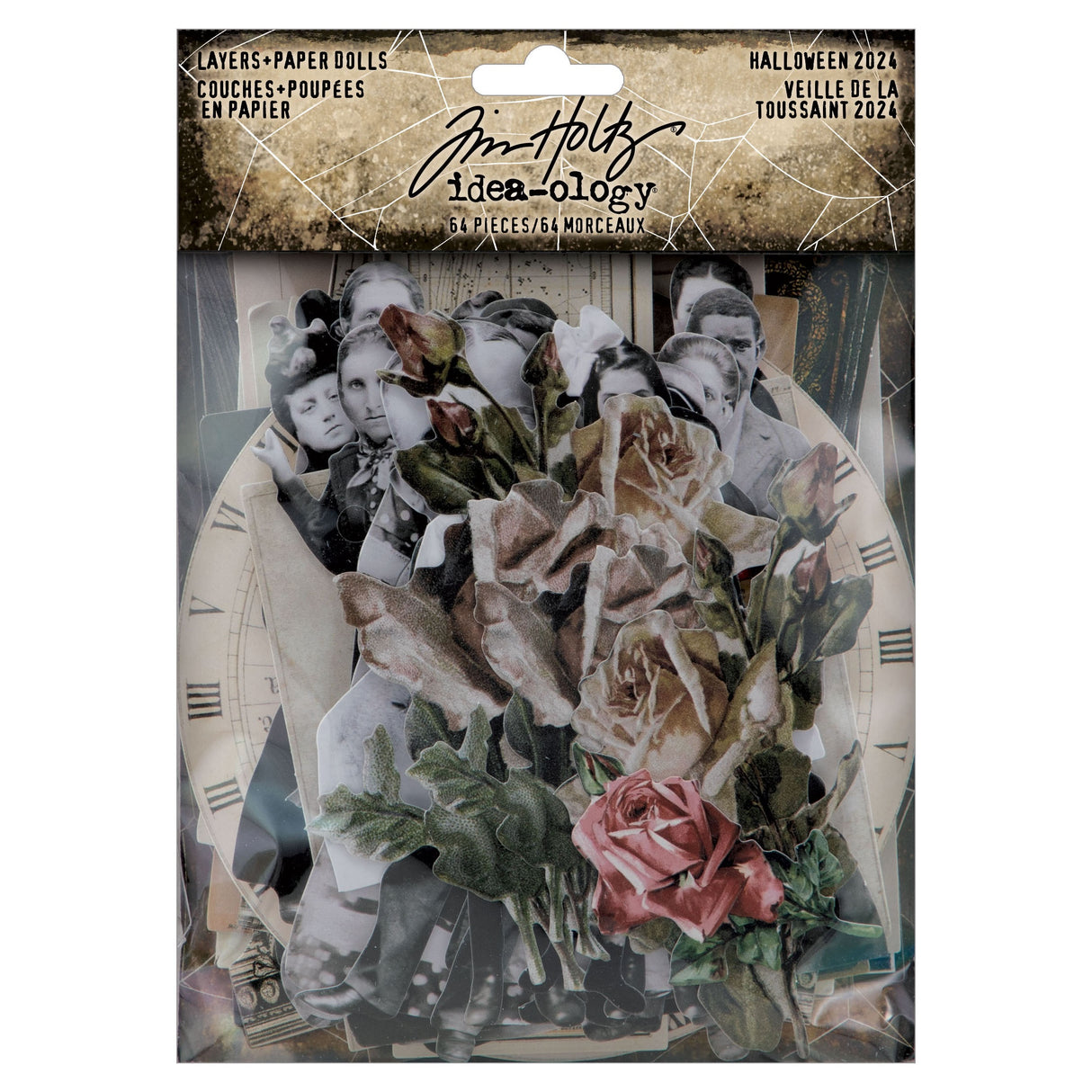 Tim Holtz Idea-ology-Capas + Muñecas de papel Halloween 2024