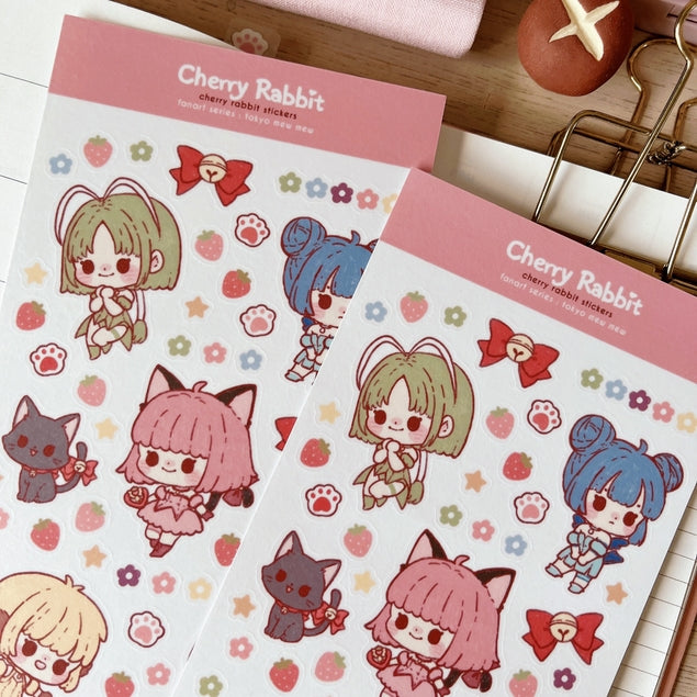 Tokyo Mew Mew Sticker Sheet