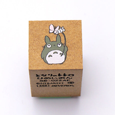 Totoro Butterfly Mini Rubber Stamp