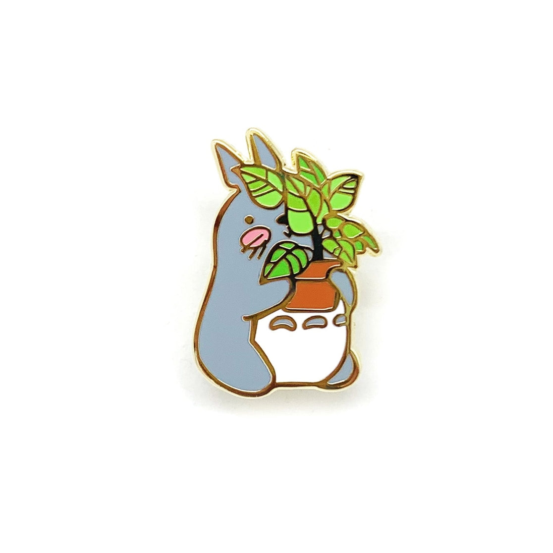 Pin de esmalte de plantas Totoro &amp; Pothos 