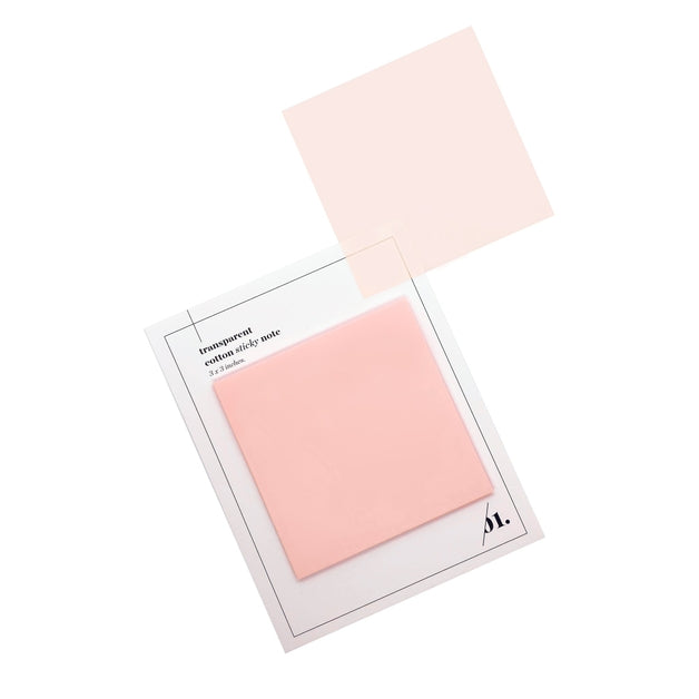 Transparent Sticky Notes | Cotton