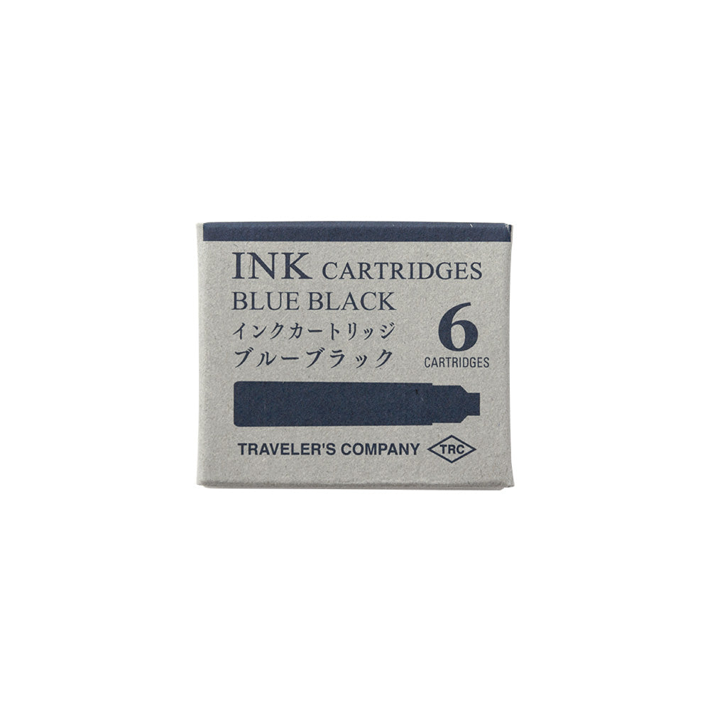 Traveler's Company Fountain / Rollerball Pen Ink Cartridges (Blue Black)