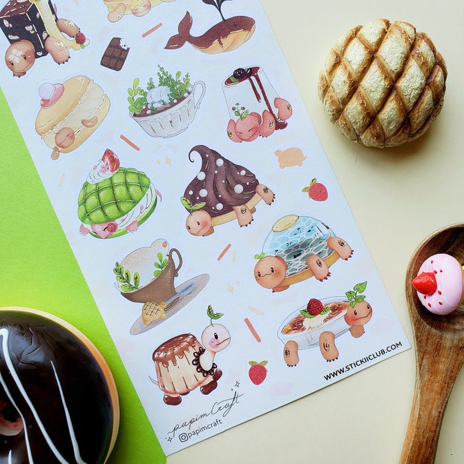 Treat Turtles Sticker Sheet