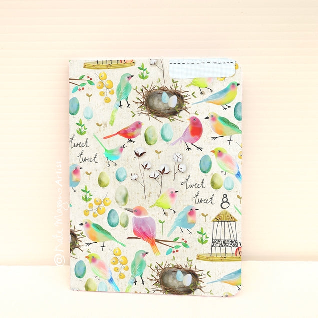 Tweet Birdy Nest Notebook A6