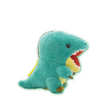 Tyrannosaurus Plush Keychain Green