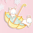 Sheepydust Umbrella Bunnies Sticker