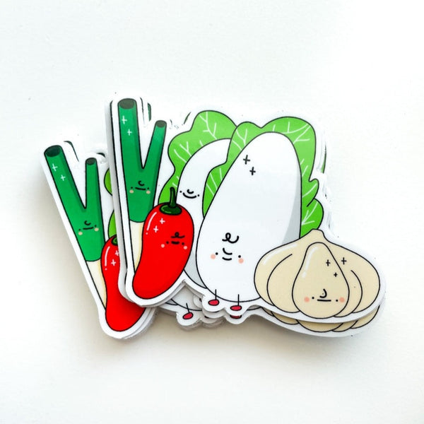 Veggie Friends Sticker