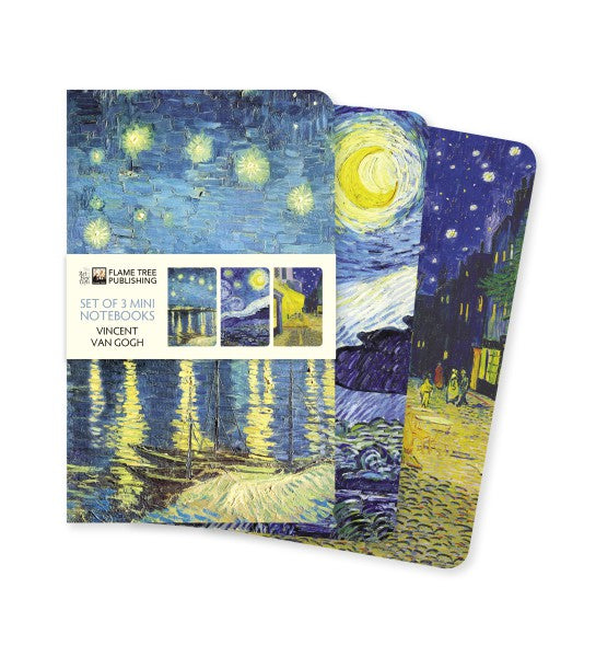 Vincent Van Gogh Set of 3 Mini Notebooks