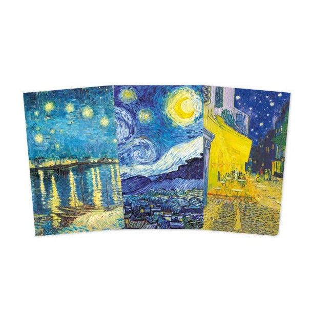 Vincent Van Gogh Set of 3 Mini Notebooks