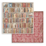 Vintage Library Background Paper Pad 12"X12"