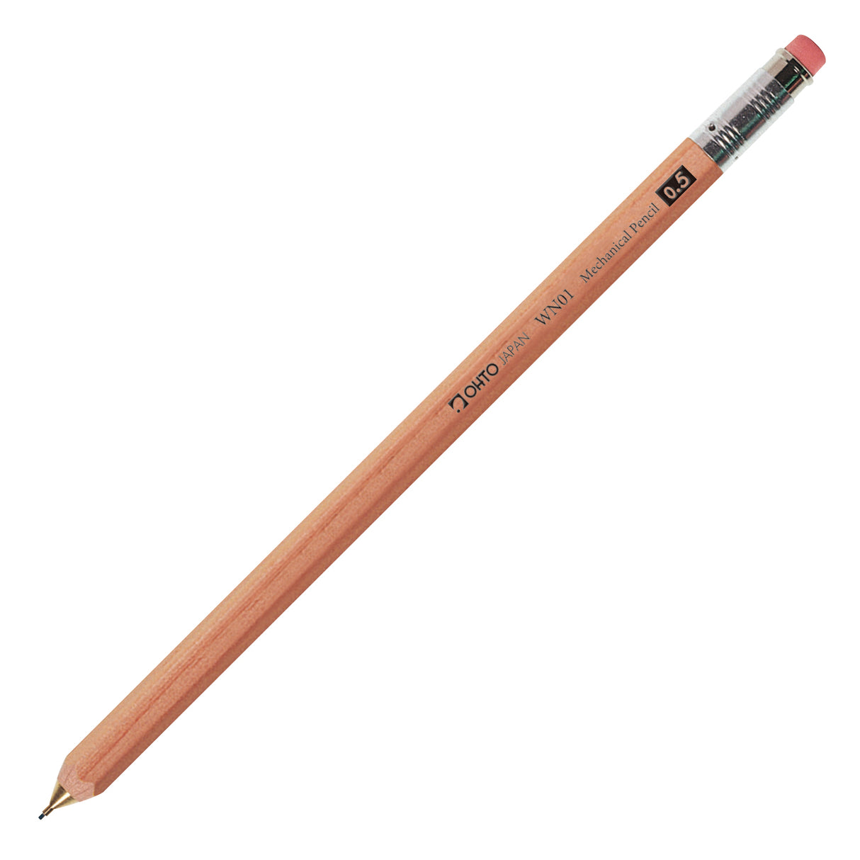 OHTO Wooden Mechanical Pencil 0.5mm- Natural