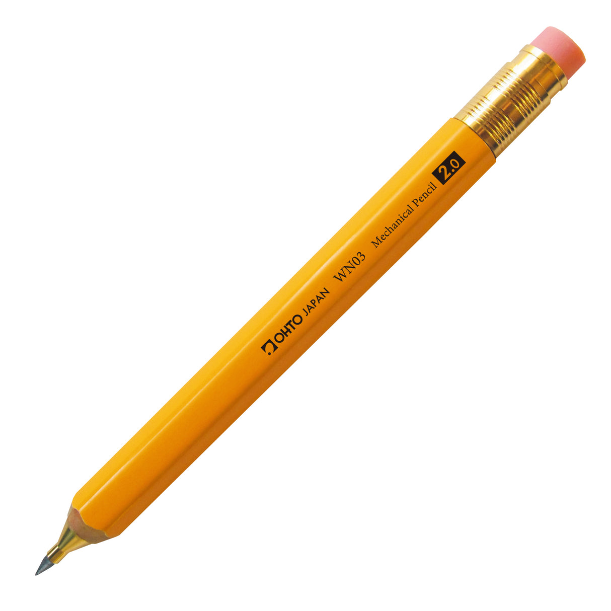 OHTO Wooden Mechanical Pencil 2.0mm - Yellow