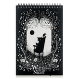 Waiting for the Night Top-Spiral Steno Notepad