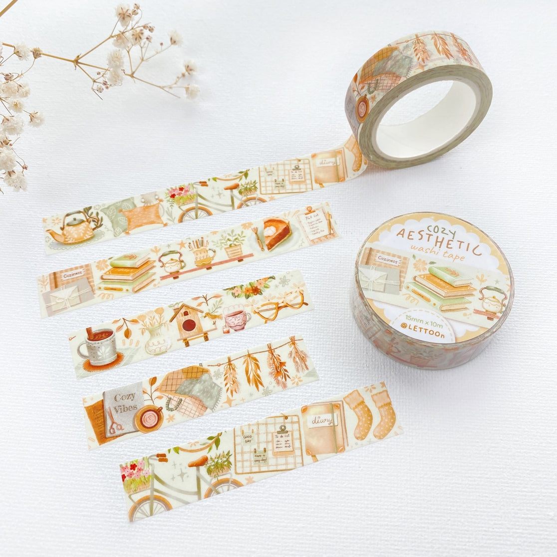 Cozy Aesthetic Washi Tape