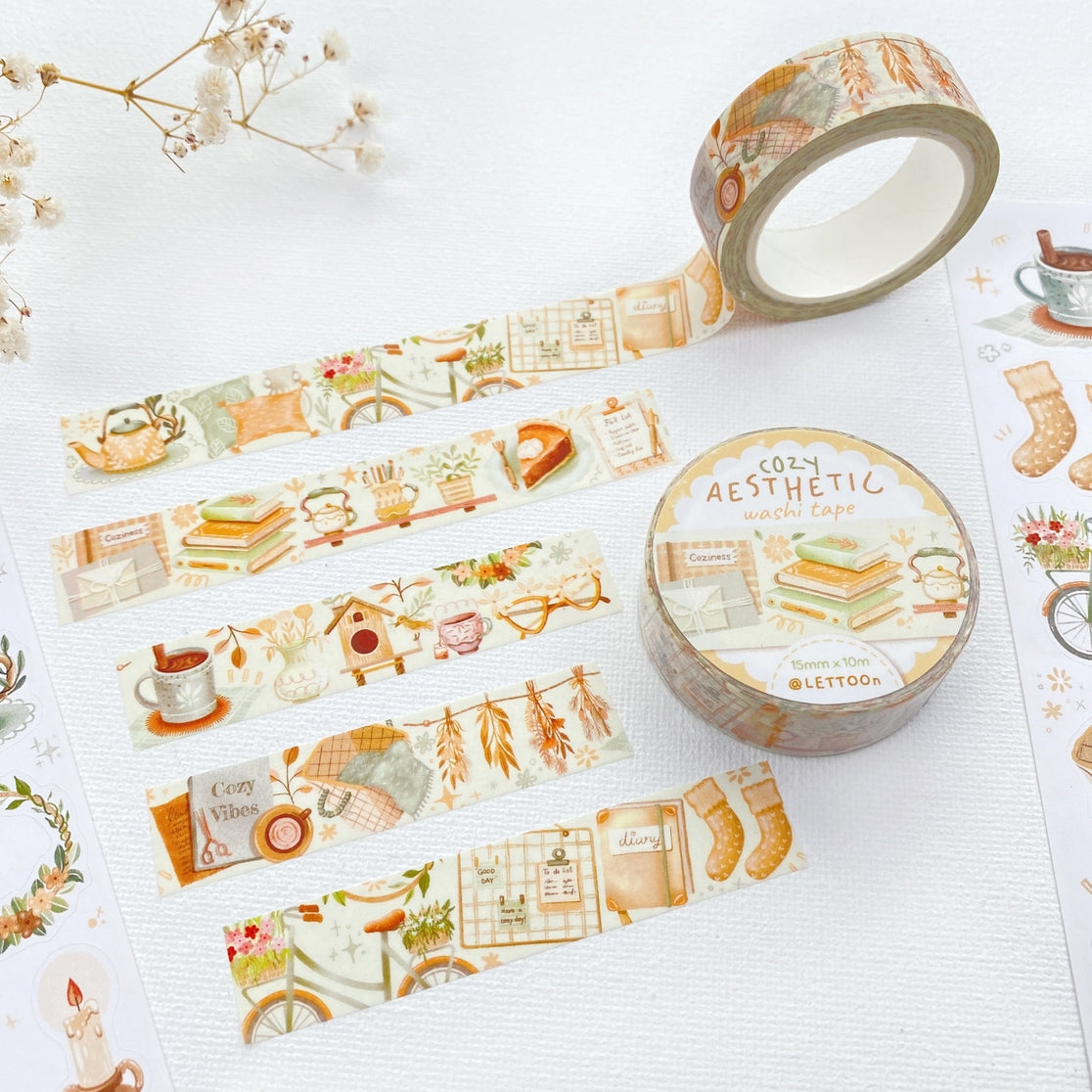 Cozy Aesthetic Washi Tape