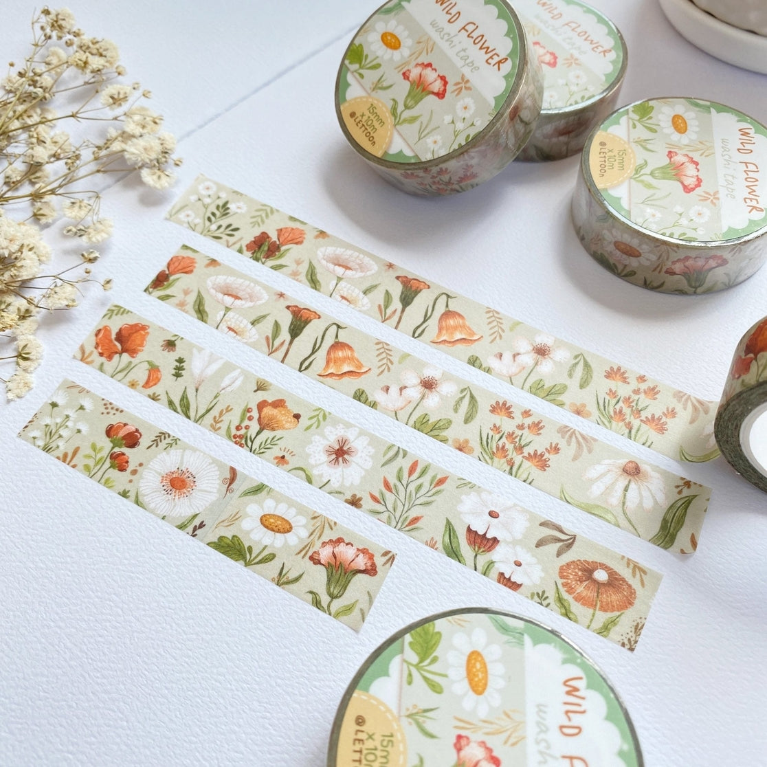 Wild Flower Washi Tape