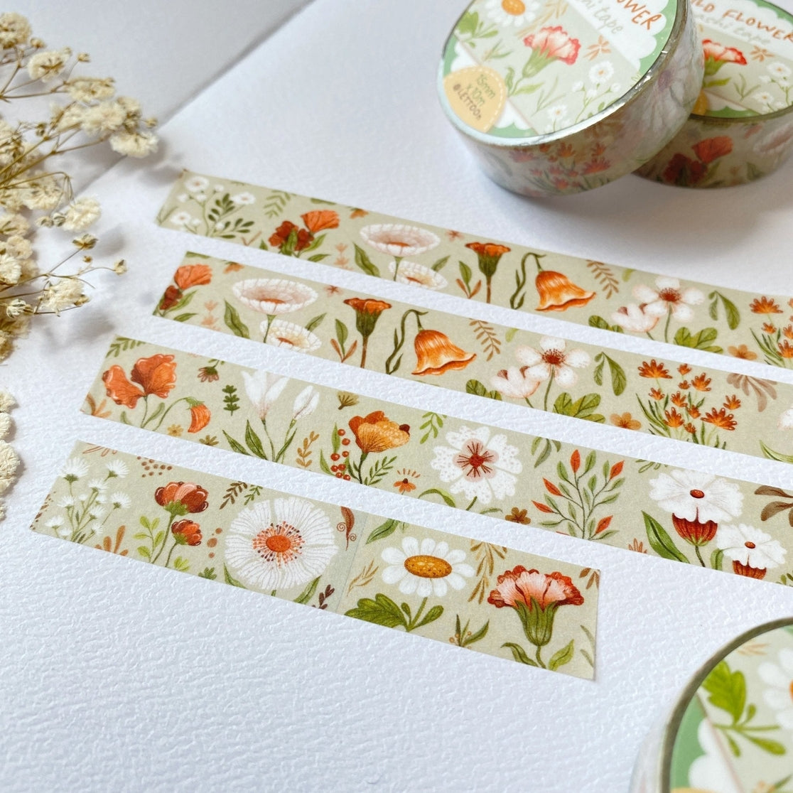 Wild Flower Washi Tape