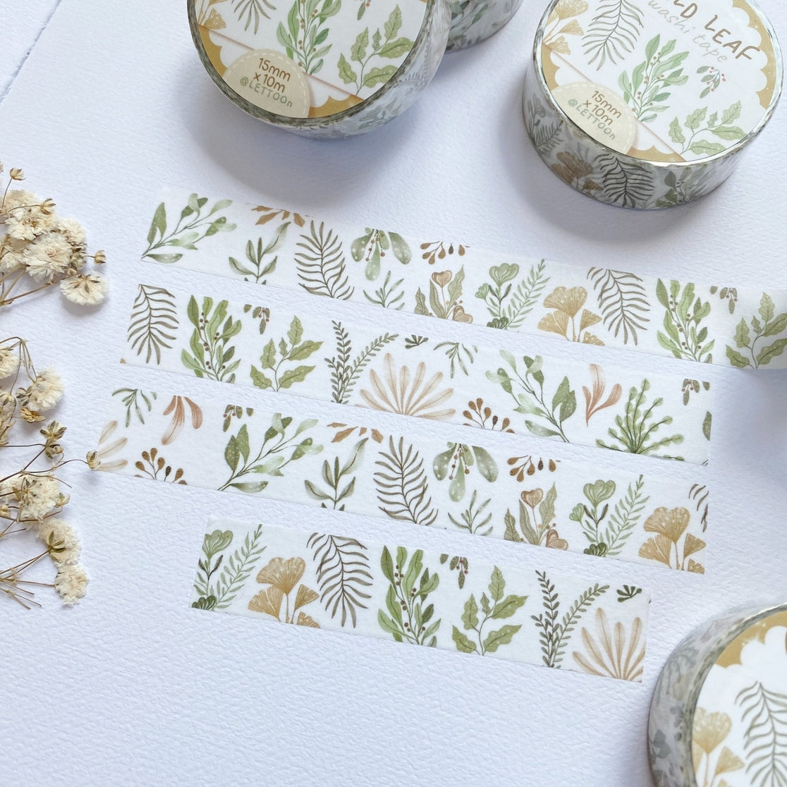 Wild Leaf Washi Tape