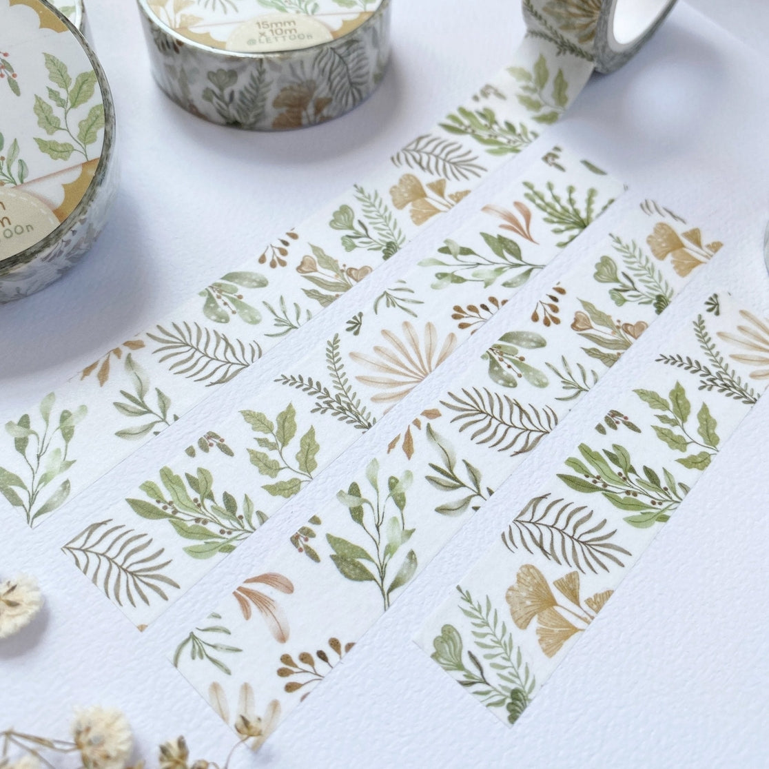 Wild Leaf Washi Tape